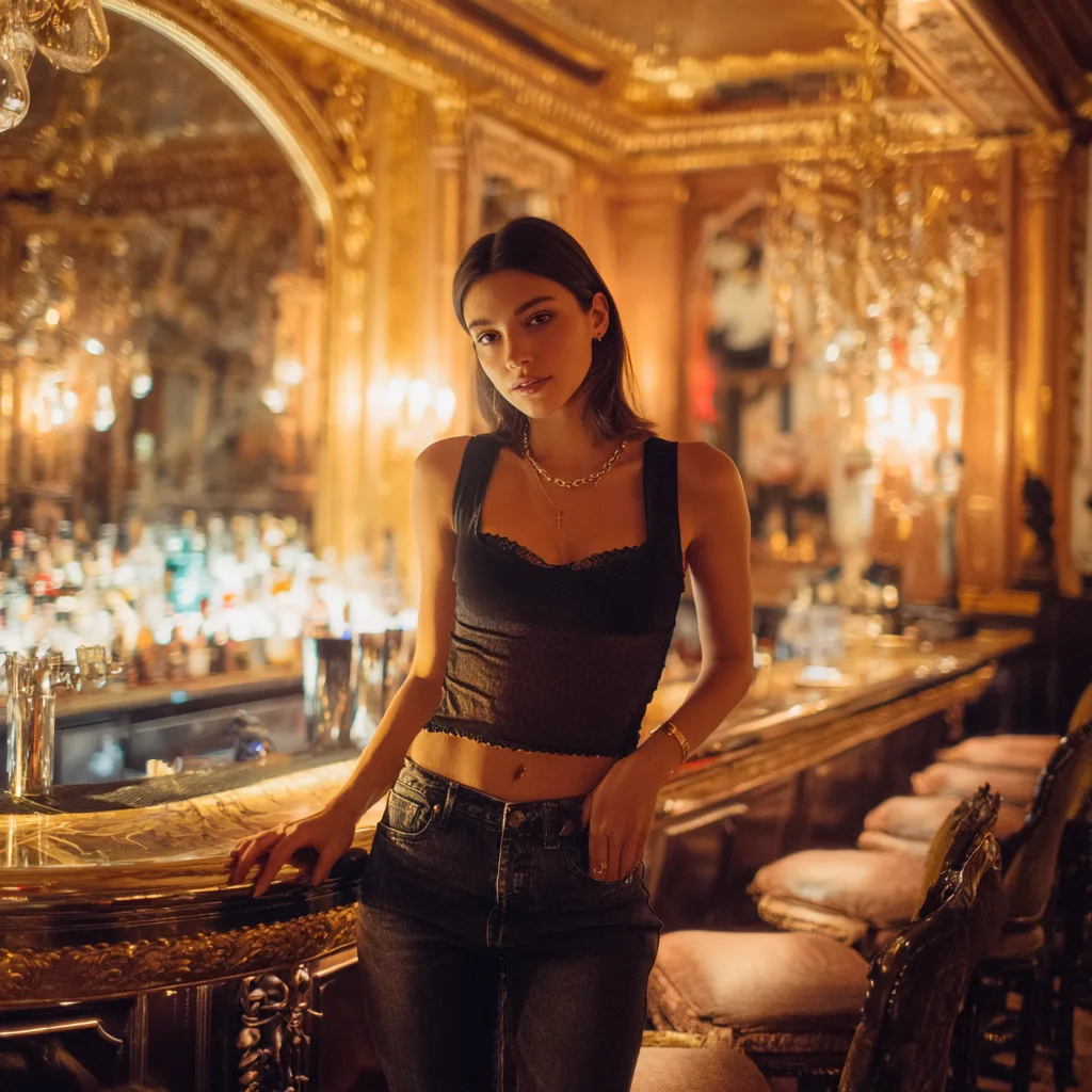 Scarlett Vane — the featured Temptation AI companion, Forbidden Desire persona